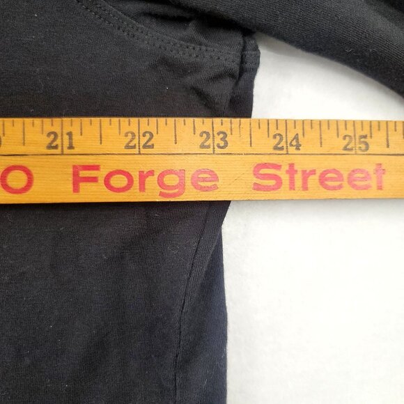 Calvin Klein Black Long-Sleeve Hooded Lightweight T-Shirt Medium - Picture 6 of 7